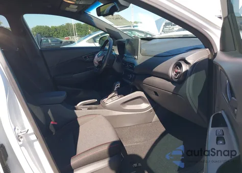 2022 Hyundai Kona N Line z USA, uszkodzony, nr VIN KM8K33A35NU919448